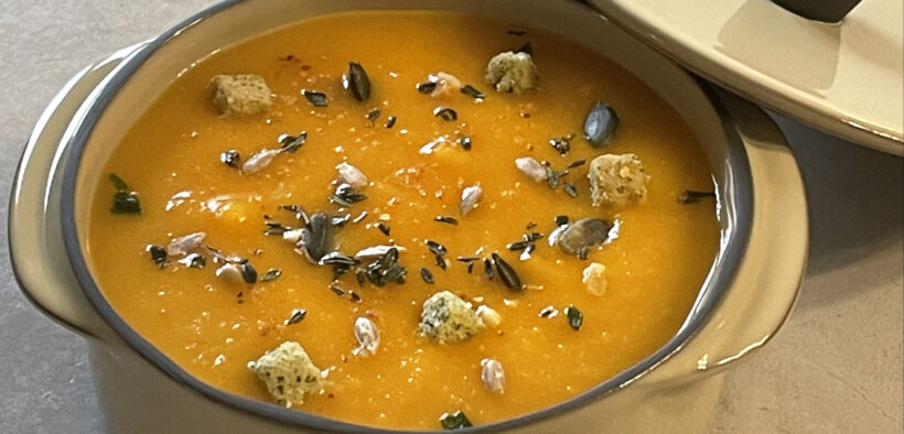 soupe maison carotte pomme gingembre